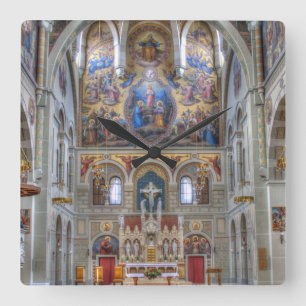 Karmelitenkirche Square Wall Clock