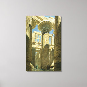 Karnak, c.1866 (w/c on paper) canvas print
