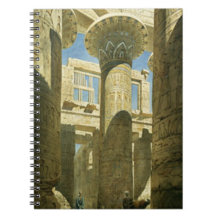 Karnak, c.1866 (w/c on paper) spiral notebook