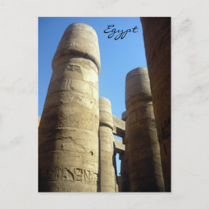 karnak column postcard