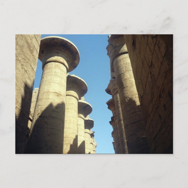 karnak columns postcard (Front)