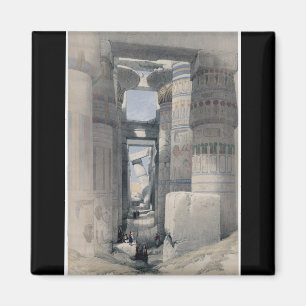 Karnak - Dromos or first court of the temple Magnet