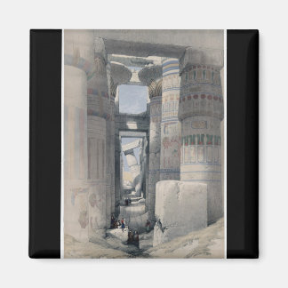 Karnak - Dromos or first court of the temple Magnet