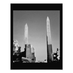 Karnak Temple Obelisks Photo Print