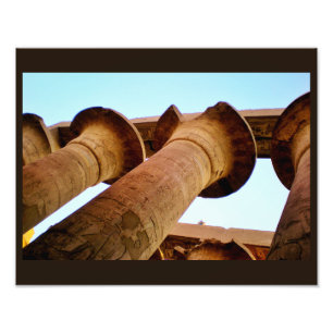 Karnak Temple Pillars Photo Print
