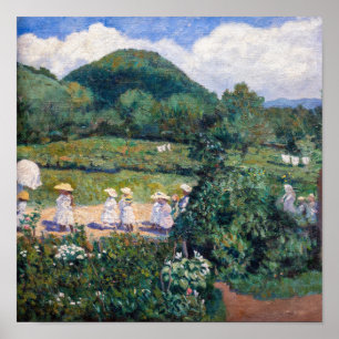 Károly Ferenczy - Picnic in May (Summer Day) Poster