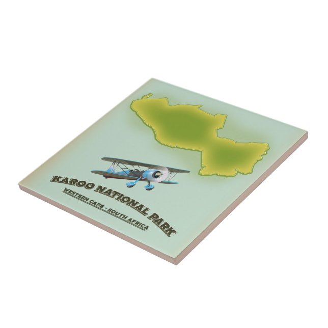 Karoo National Park Western Cape South Africa map Tile (Side)