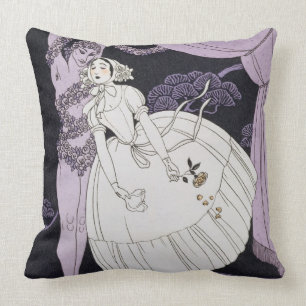 Karsavina, 1914 (pochoir print) 2 cushion