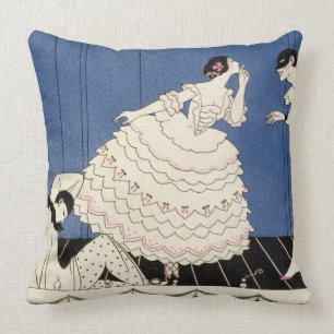 Karsavina, 1914 (pochoir print) cushion