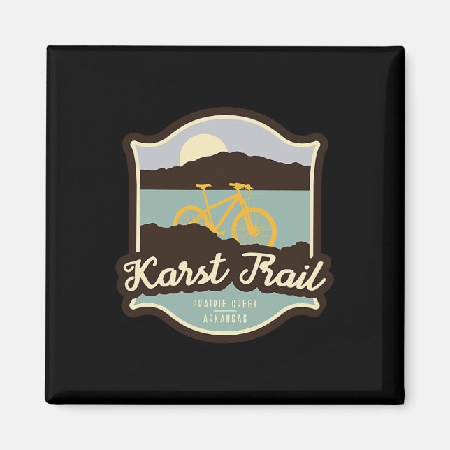 Karst Trail - Prairie Creek, Arkansas  Magnet (Front)
