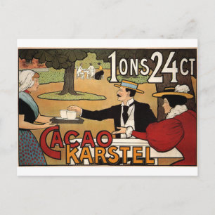 Karstel Cocoa 1897  By Johann Georg van Caspel Postcard