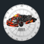 Kart racing cartoon illustration<br><div class="desc">Kart racing cartoon illustration</div>