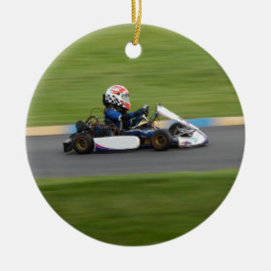 Kart Racing Ceramic Tree Decoration