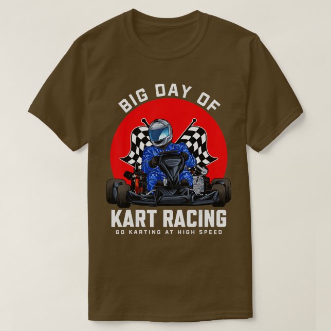 Kart Racing GoKart Racer Gokart Racetrack Race  T-Shirt (Design Front)