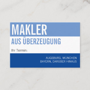 Kartenhaus Makler Termin Visitenkarten Business Card