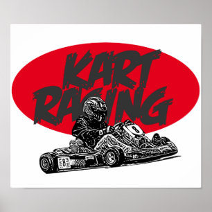 Karting race poster