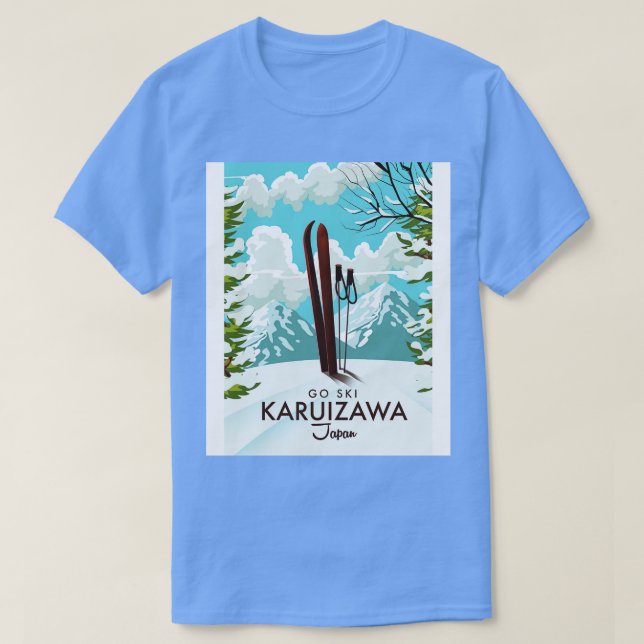 Karuizawa Japan ski T-Shirt (Design Front)