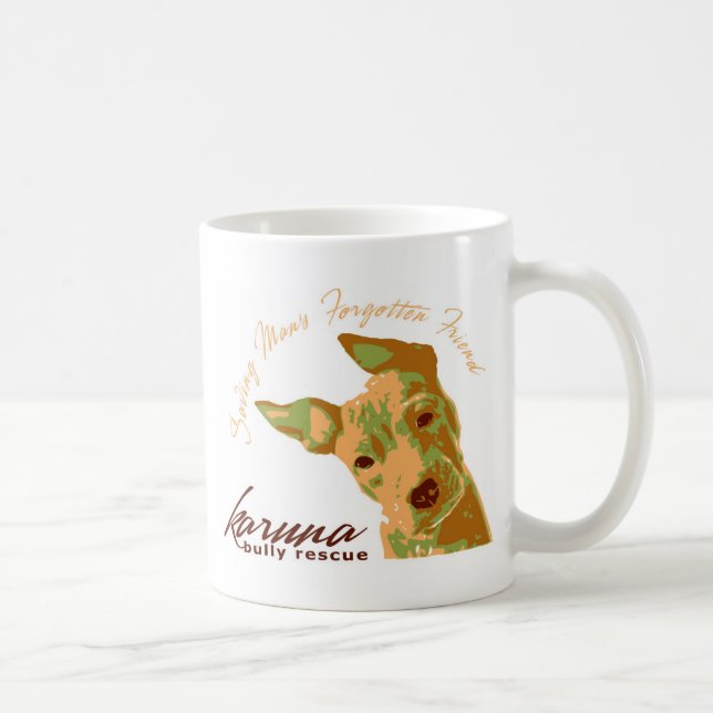 karuna bully rescue LARGE coffee mug (Right)