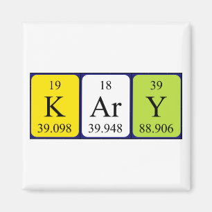 Kary periodic table name magnet