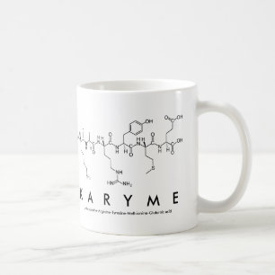 Karyme peptide name mug