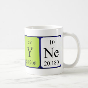 Karyne periodic table name mug