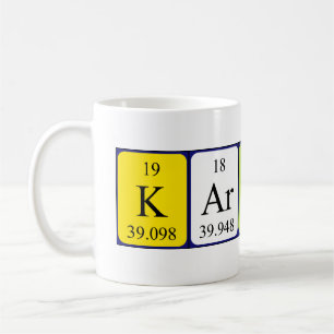Karynn periodic table name mug