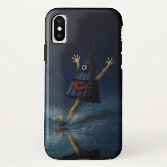 Kasa Obake Japanese Umbrella Ghost Rainy Day Case-Mate iPhone Case (Back)