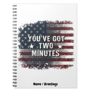 Kash Patel "You've Got Two Minutes" Interview Quot Notebook