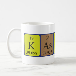 Kashif periodic table name mug