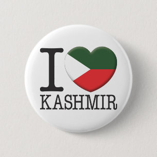 Kashmir 6 Cm Round Badge