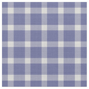 Kashmir Blue Checkered Plaid Fabric