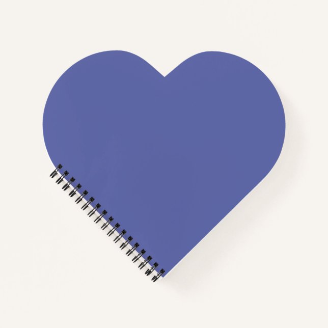 Kashmir Blue Heart Notebook (Front)