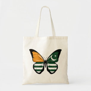 Kashmir Butterfly Flag Tote Bag