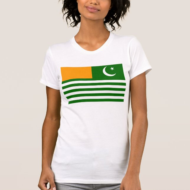 kashmir country flag province region symbol T-Shirt (Front)