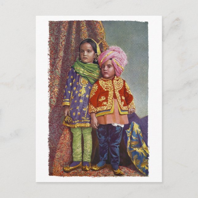 Kashmir Kids Postcard (Front)