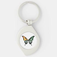Kashmir Swallowtail Butterfly Flag Sticker