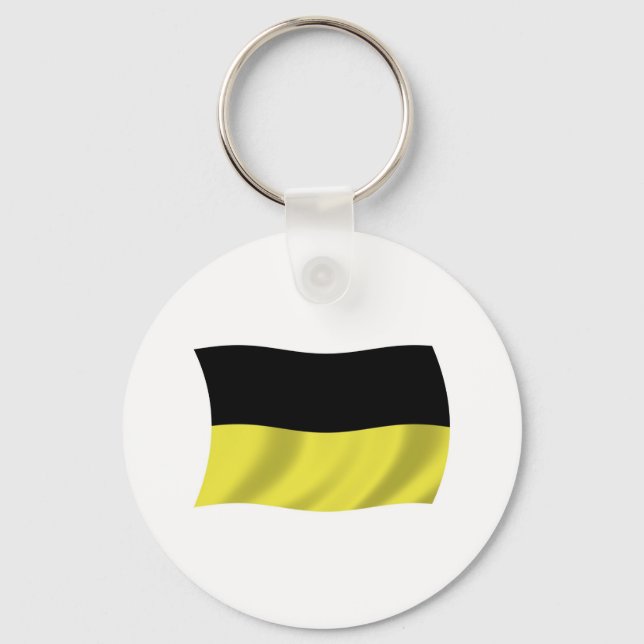 Kashubians Flag Keychain (Front)