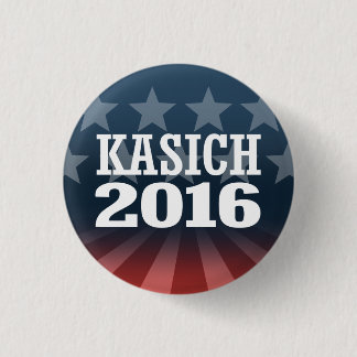 KASICH 2016 3 CM ROUND BADGE