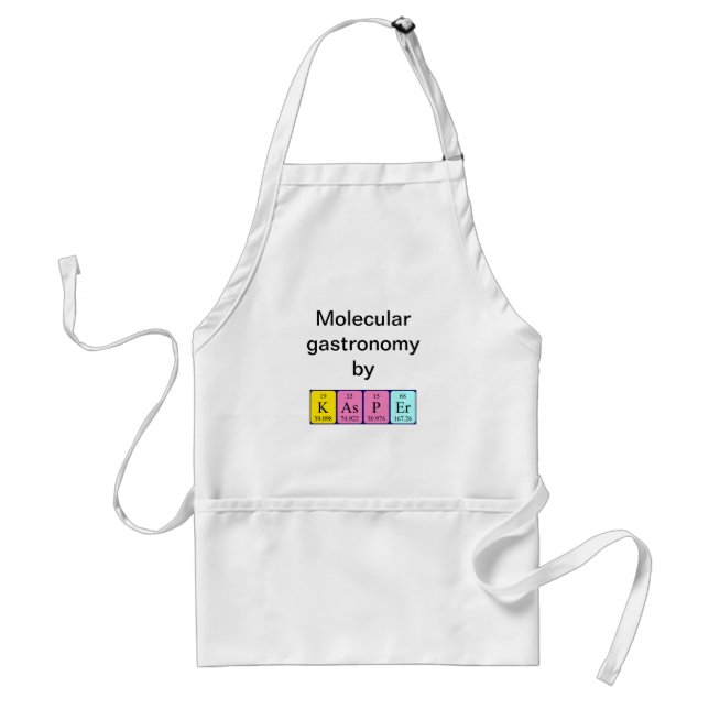 Kasper periodic table name apron (Front)