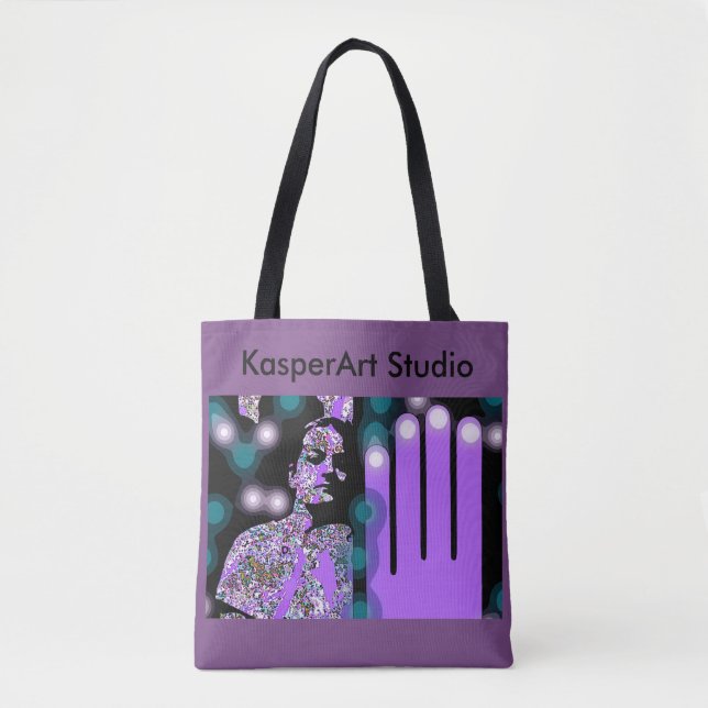 KasperKlothes All-Over-Print Tote Bag, Medium Bag (Front)