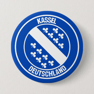 Kassel Round Emblem 7.5 Cm Round Badge