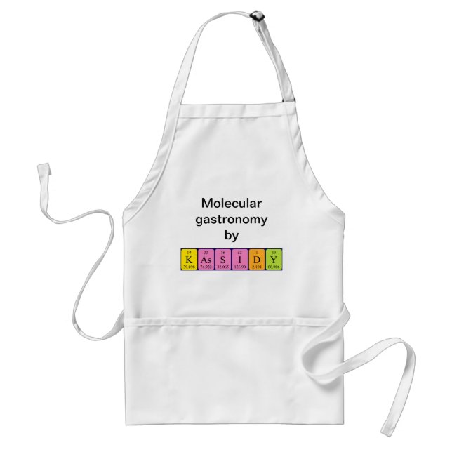 Kassidy periodic table name apron (Front)