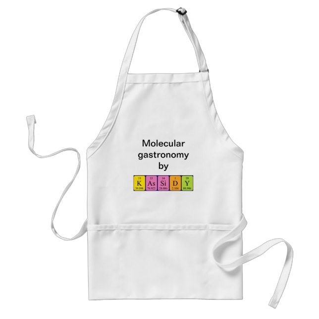 Kassidy periodic table name apron (Front)