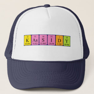 Kassidy periodic table name hat