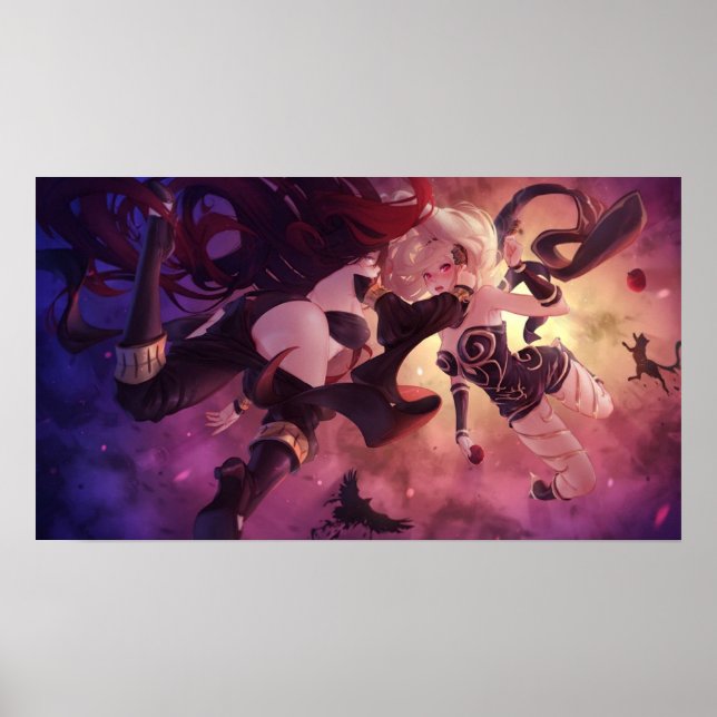 Kat and Raven  Gravity rush Poster (Front)