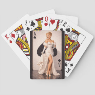 Kat Shows Off Her New Dress! Playing Cards