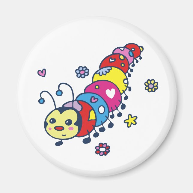 Kat the Caterpillar Magnet (Front)