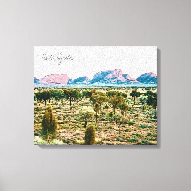 Kata Tjuta The Olgas Central Australia travel Canvas Print (Front)