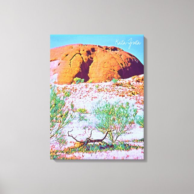 Kata Tjuta The Olgas Central Australia travel Canvas Print (Front)