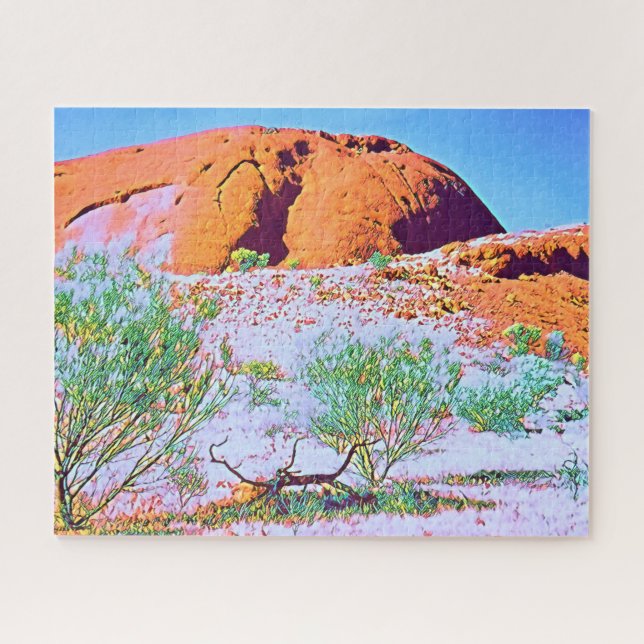 Kata Tjuta The Olgas Central Australia travel Jigsaw Puzzle (Horizontal)